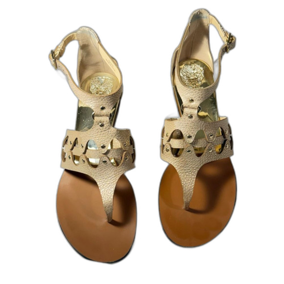 Vince Camuto Elegant Gold Women's Sandals size 7 - Picture 4 of 14